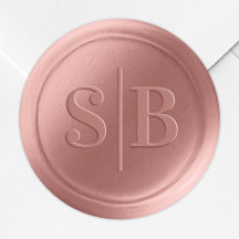 Monogram Stusty Roos Roze Wax Seal Weddenschappen