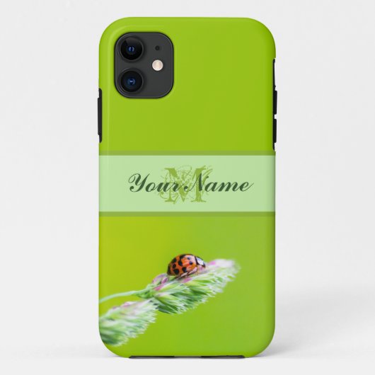 Monogram Succes kleine ladybug! Case-Mate iPhone Case (Achterkant)