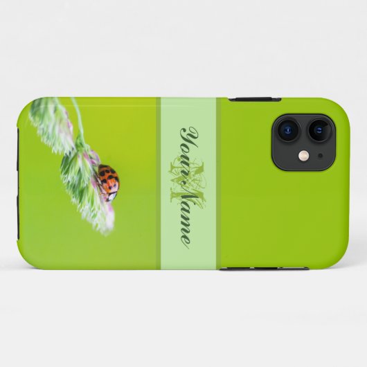 Monogram Succes kleine ladybug! Case-Mate iPhone Case (Achterkant (horizontaal))