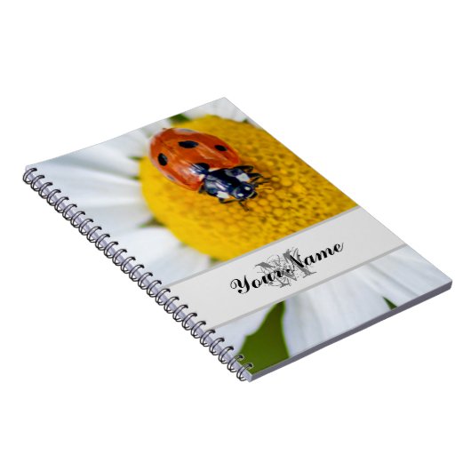  Monogram Succes kleine ladybug! Notitieboek (Rechterzijde)