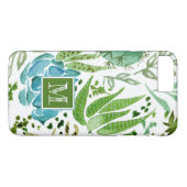 Monogram | Succulent veld I Case-Mate iPhone Case (Achterkant (Horizontaal))