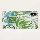 Monogram | Succulent veld I Case-Mate iPhone Case (Achterkant (horizontaal))