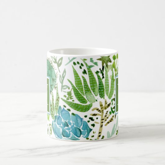 Monogram | Succulent veld I Koffiemok (Center)