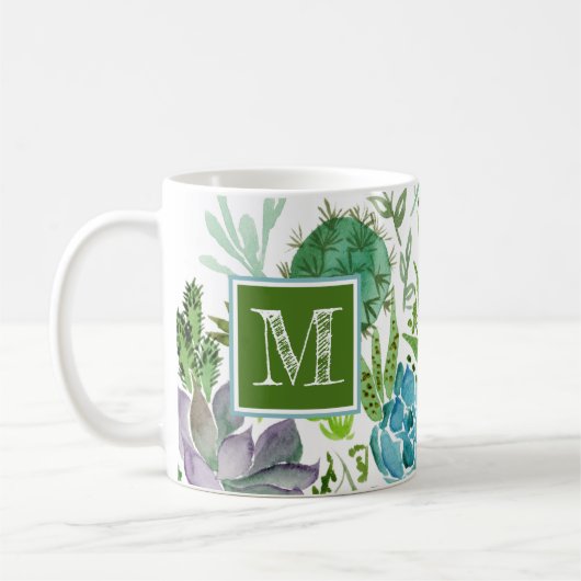 Monogram | Succulent veld I Koffiemok (Links)
