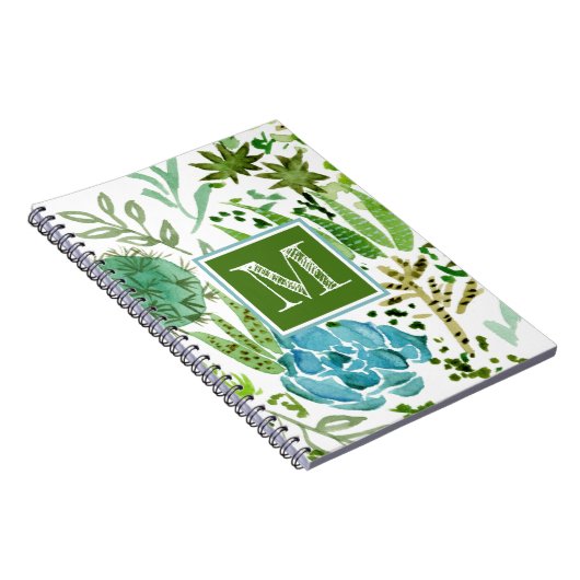 Monogram | Succulent veld I Notitieboek (Rechterzijde)