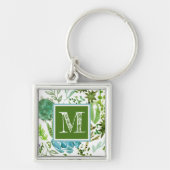 Monogram | Succulent veld I Sleutelhanger (Voorkant)