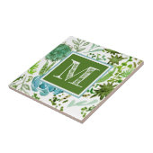 Monogram | Succulent veld I Tegeltje (Zijkant)