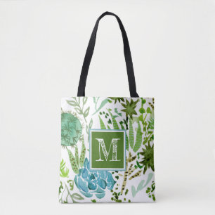 Monogram   Succulent veld I Tote Bag