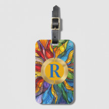 Monogram Sun Glas in lood