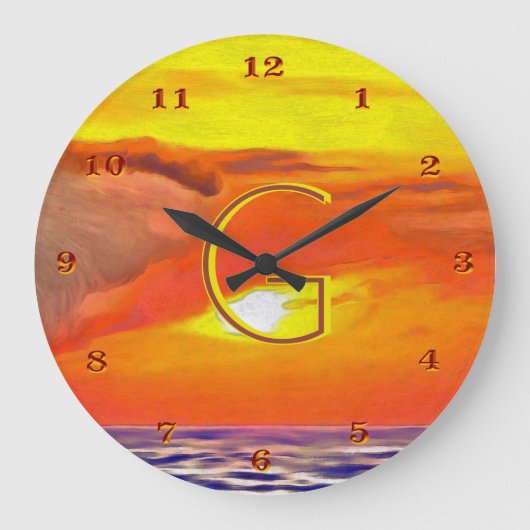 Monogram Sunset 2443 Grote Klok (Voorkant)
