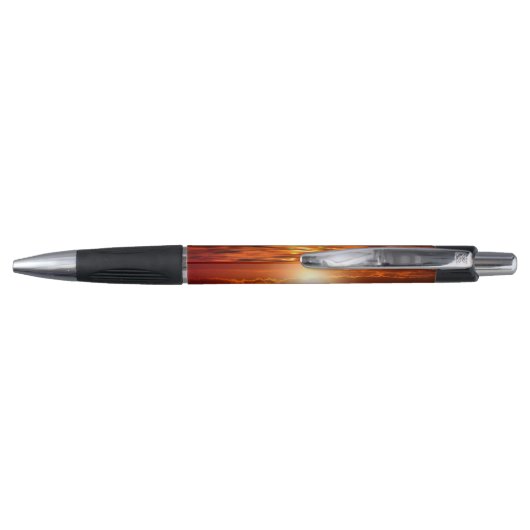 Monogram Sunset Oranje Golden Sky Zee Gold Pen (Achterkant)