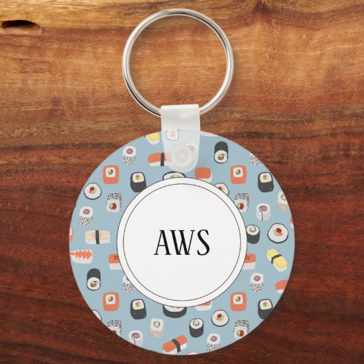 Monogram Sushi Sleutelhanger (Achterkant)