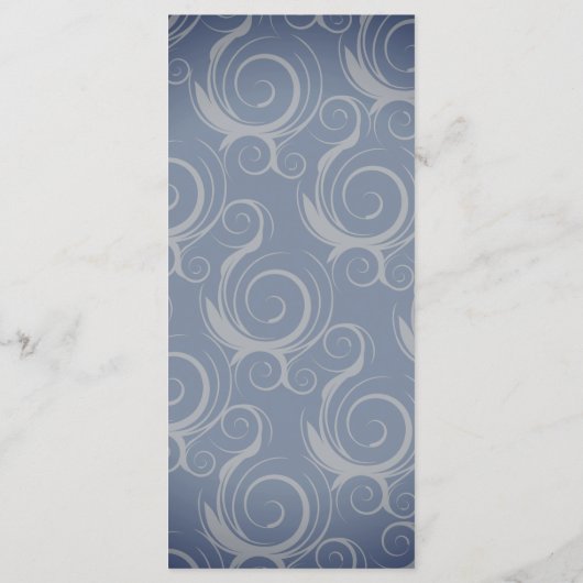 Monogram Swirls Menu (Achterkant)