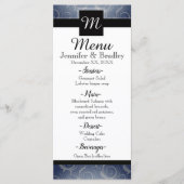 Monogram Swirls Menu (Voorkant)