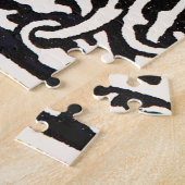  Monogram T Art Nouveau Letter Legpuzzel (Zijkant)