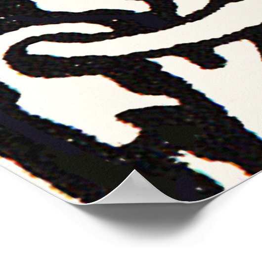  Monogram T Art Nouveau Letter Poster (Hoek)