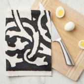 Monogram T Art Nouveau Letter Theedoek (Quarter Fold)