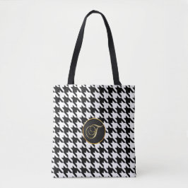 Monogram T Hounds tand canvas tas