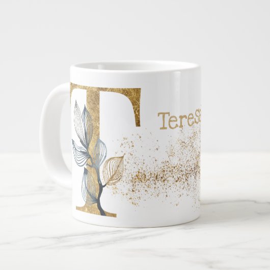 Monogram "T" Jumbo Mok Soep Ijs (Links)