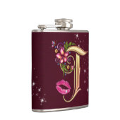 Monogram T Maatkolf, 6 oz. Heupfles (Rechts)