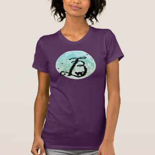 Monogram T-shirt met volledig maan- en Cat B-Initi