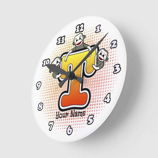 Monogram T sok Aap klok (Hoek)