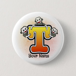 Monogram T-sokaap Ronde Button 5,7 Cm