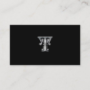 Monogram T visitekaartjes