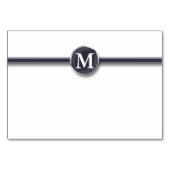Monogram Table Starter Kaart (Voorkant)