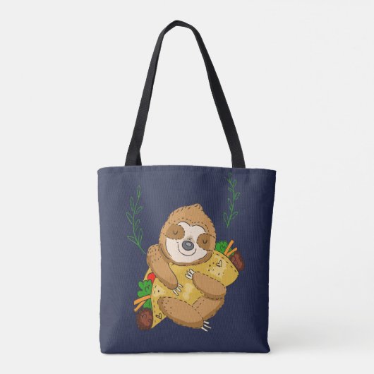 Monogram Taco'Bout Love Sloth Tote Bag (Achterkant)