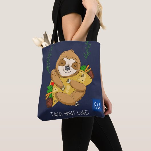 Monogram Taco'Bout Love Sloth Tote Bag (Dichtbij)