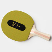 Monogram Tafeltennisbatje (Zijkant)