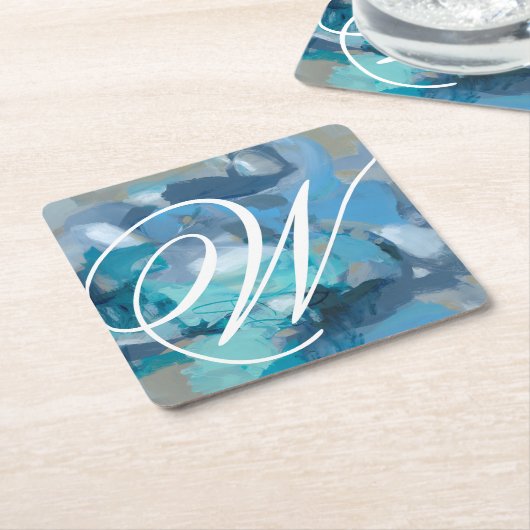 Monogram | Tangled Kartonnen Onderzetters (Schuin)