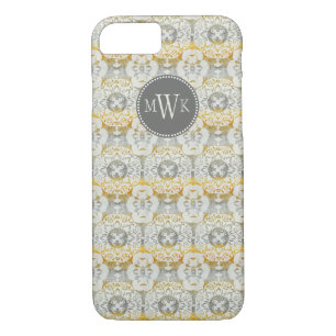 Monogram   Tapestry Rosette II iPhone 8/7 Hoesje