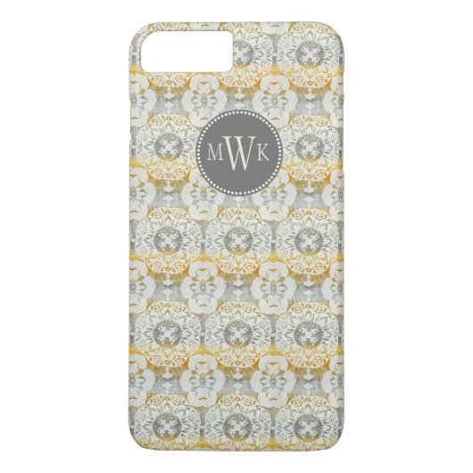 Monogram | Tapestry Rosette II Case-Mate iPhone Case (Achterkant)