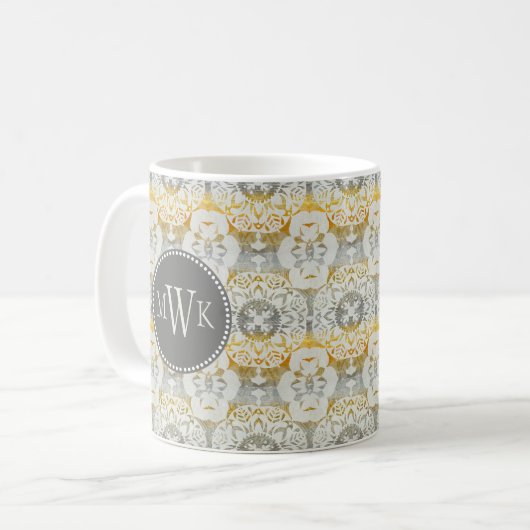 Monogram | Tapestry Rosette II Koffiemok (Voorkant links)