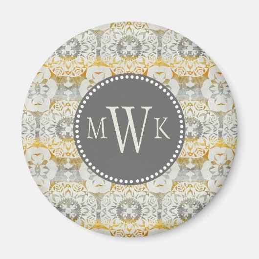 Monogram | Tapestry Rosette II Magneet (Voorkant)