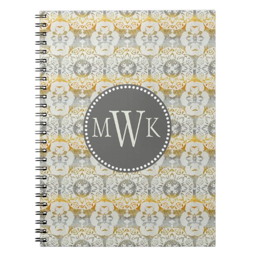 Monogram | Tapestry Rosette II Notitieboek (Voorkant)