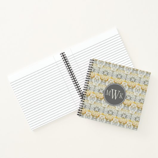 Monogram | Tapestry Rosette II Notitieboek (Binnen)