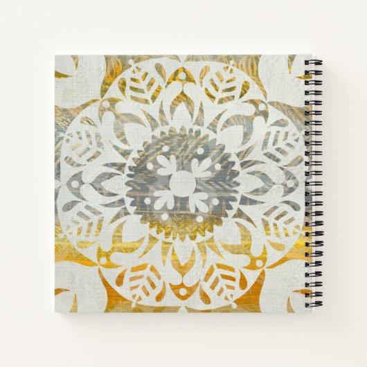 Monogram | Tapestry Rosette II Notitieboek (Achterkant)