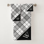 Monogram Tartan Pset Bath Set Bad Handdoek (Insitu)