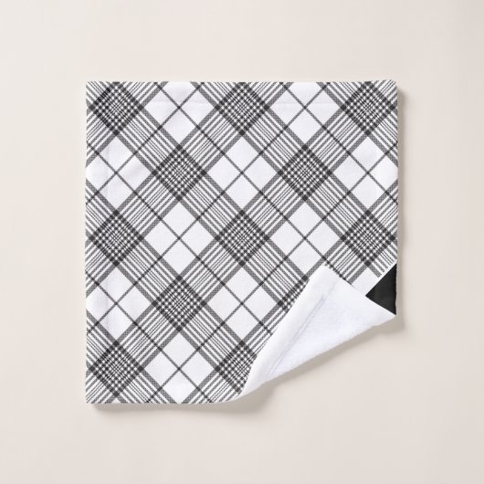 Monogram Tartan Pset Bath Set Bad Handdoek (Wasdoekje)