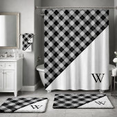 Monogram Tartan Pset Bath Set Bad Handdoek