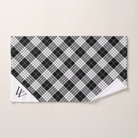Monogram Tartan Pset Bath Set Bad Handdoek (Handdoek)