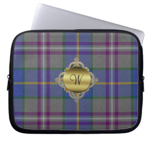 Monogram Tartan speldenlaptop Hoesje Laptop Sleeve