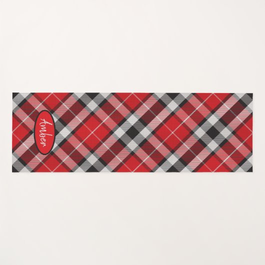 Monogram Tartan Yogamat (Voorkant (horizontaal))