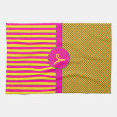 Monogram Tartantolul, Tutti Frutti Geel Theedoek (Horizontaal)