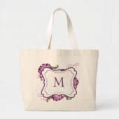 Monogram Tas // Het Collectie Plum Bouquet (Voorkant)