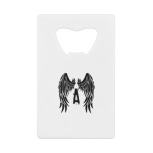 Monogram Tattoo Angel Wing Creditkaart Flessenopener