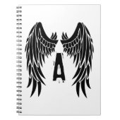 Monogram Tattoo Angel Wing Notitieboek (Voorkant)